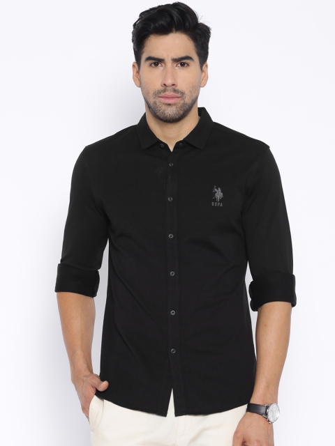 

U.S. Polo Assn. Black Casual Shirt