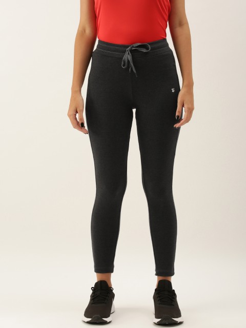 

Sports52 wear Women Green Slim Fit Solid Track Pants, Charcoal