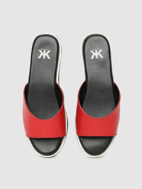 

Kook N Keech Women Red Open Toe Flats