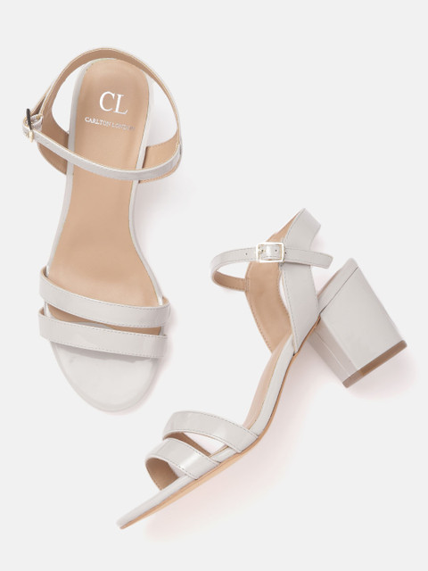 

Carlton London Women Grey Solid Block Heels