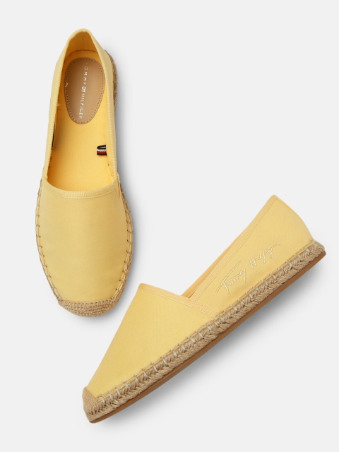 

Tommy Hilfiger Women Yellow Solid Espadrilles