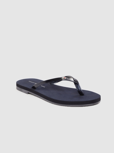 

Tommy Hilfiger Women Navy Blue Solid Open Toe Flats