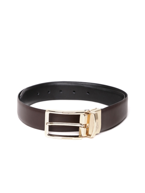 

INVICTUS Men Black & Brown Reversible Leather Belt