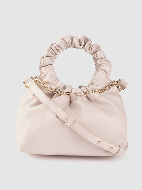 

Forever New Women Light Pink Solid Small Handheld Bag