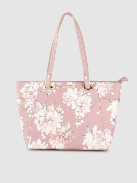 

Forever New Women Pink & White Floral Printed Shoulder Bag