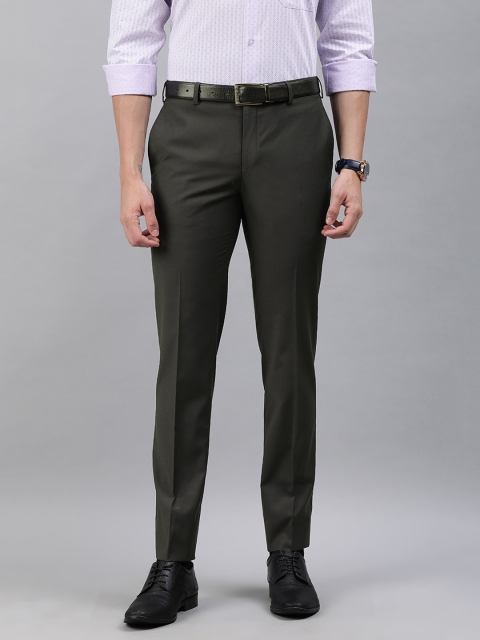 

Raymond Men Grey Slim Fit Solid Formal Trousers