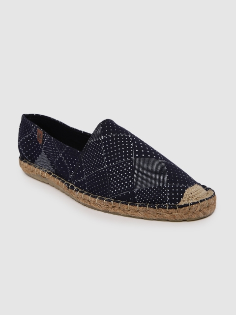 

WROGN Men Blue Printed Espadrilles
