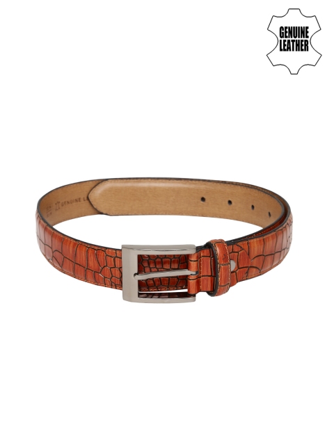 

Mast & Harbour Men Brown Genuine Leather Belt