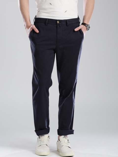 

GANT Navy Tailored Fit Chino Trousers, Navy blue