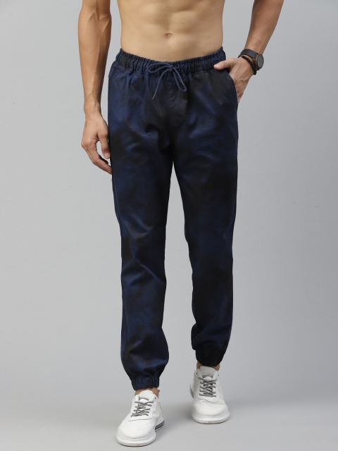 

Roadster Men Navy Blue Dyed Joggers