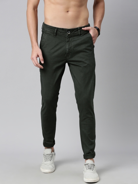 

Roadster Men Charcoal Grey Regular Trousers