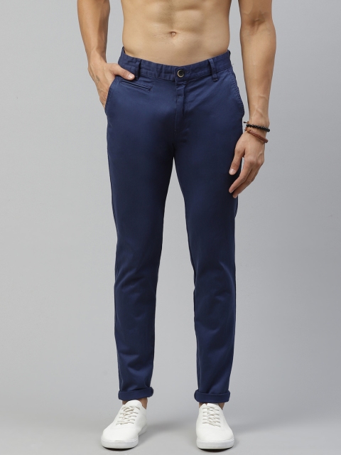 

Roadster Men Blue Tapered Fit Chinos