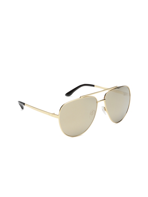 

French Connection Men Gold Aviator Sunglasses FC 7434 C1 S