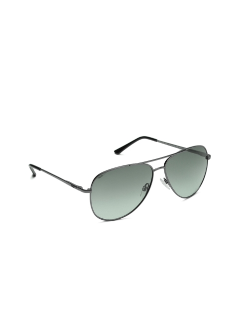

SCOTT Unisex Green Lens & Gunmetal-Toned Aviator Sunglasses 2331 C1 Brian S