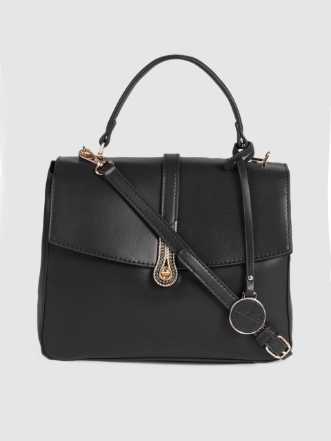 

Allen Solly Black Solid Satchel Bag