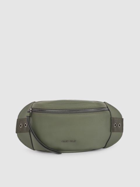 

Allen Solly Women Olive Green Solid Waistpouch