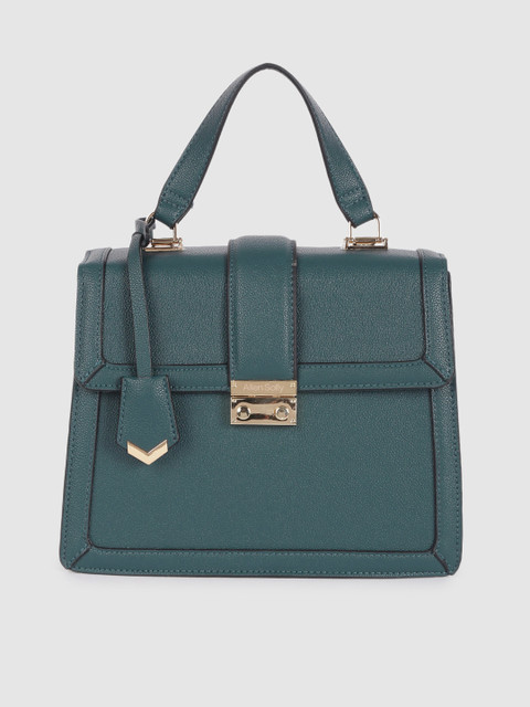 

Allen Solly Teal Blue Solid Satchel