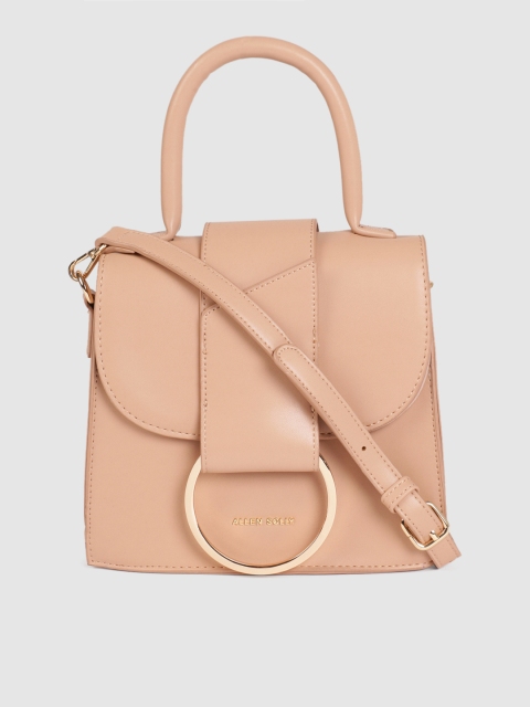 

Allen Solly Women Pink Solid Satchel