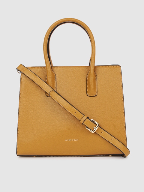 

Allen Solly Mustard Brown Solid Shoulder Bag