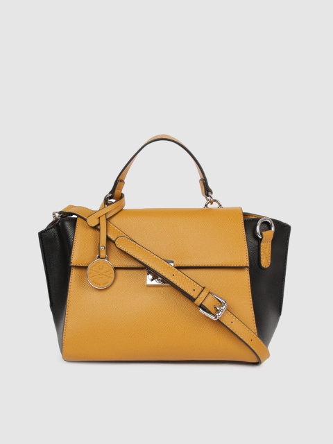 

Allen Solly Brown Solid Satchel