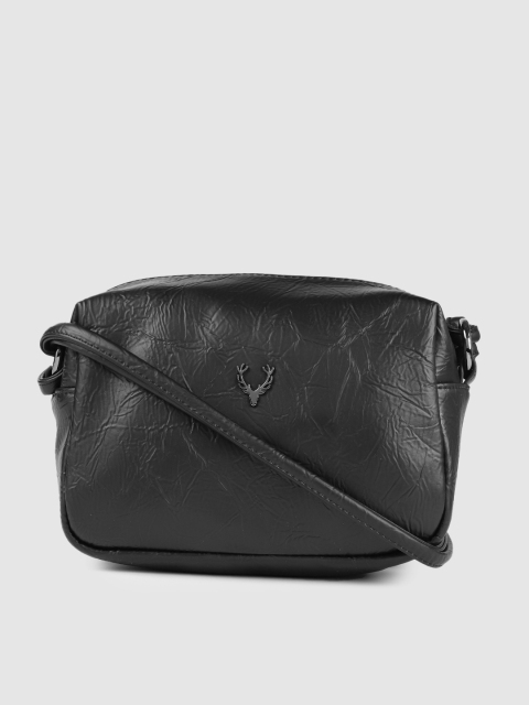 

Allen Solly Black Textured Sling Bag
