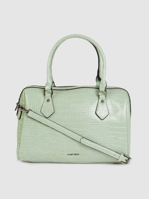 

Allen Solly Green Animal Textured Shoulder Bag