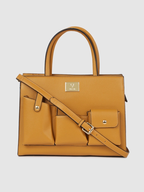 

Allen Solly Tan Brown Solid Shoulder Bag