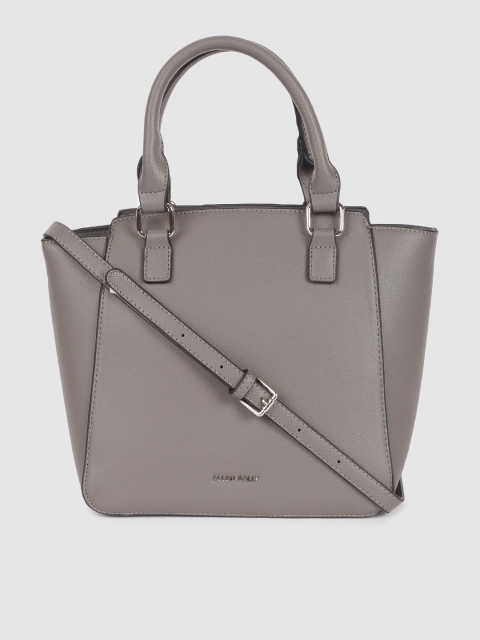 

Allen Solly Grey Solid Handheld Bag