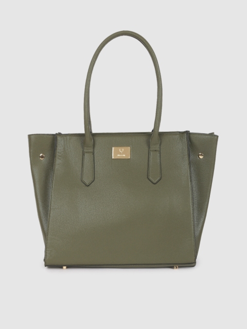 

Allen Solly Olive Green Solid Shoulder Bag