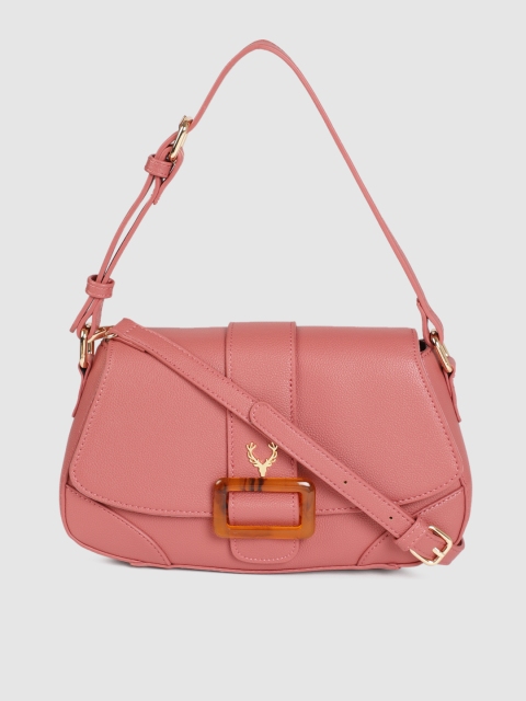 

Allen Solly Pink Solid Satchel