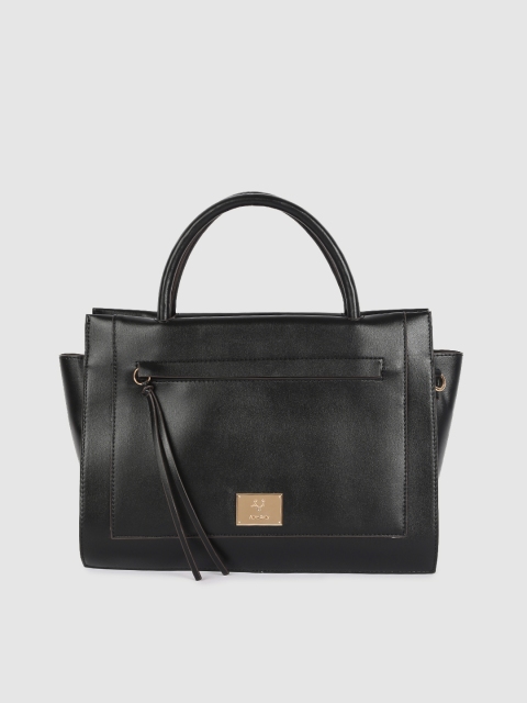 

Allen Solly Women Black Solid Handheld Bag