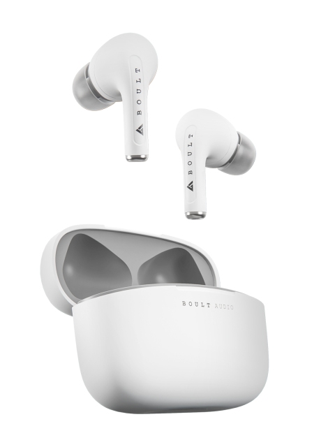 

BOULT AUDIO White & Grey True Wireless AirBass FreePods