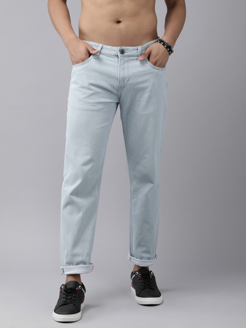 

Roadster Men Blue Solid Slim Tapered Fit Mid-Rise Stretchable Jeans
