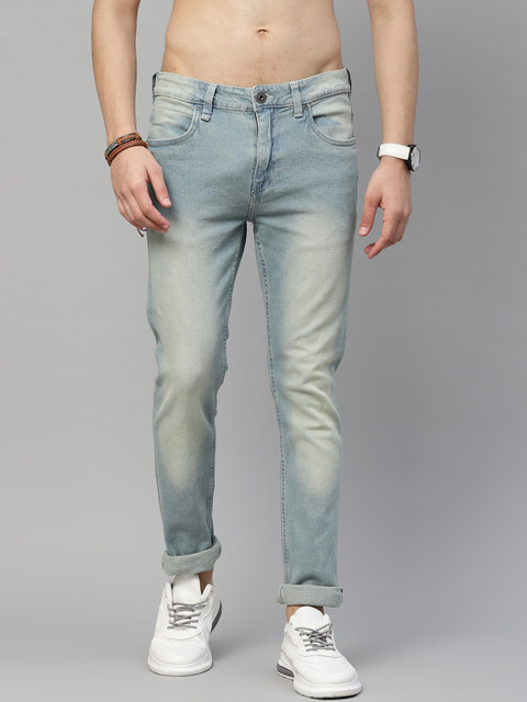 

Roadster Men Blue Skinny Fit Heavy Fade Stretchable Jeans