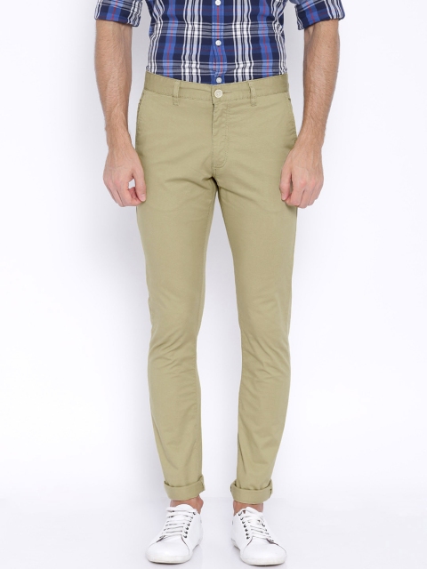 

Allen Solly Beige Ultra Slim Trousers