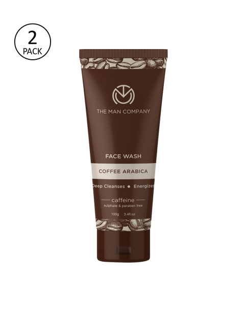 

THE MAN COMPANY Set of 2 Caffeine Face Wash Infused with Coffee Arabica, Coffee brown