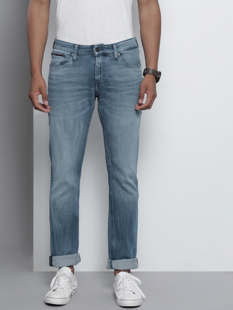 

Tommy Hilfiger Men Blue Scanton Slim Fit Mid-Rise Clean Look Stretchable Jeans