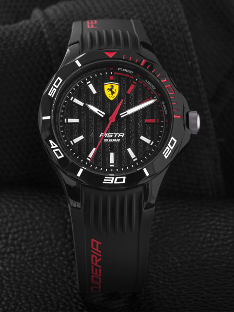 

SCUDERIA FERRARI Unisex Black Analogue Watch