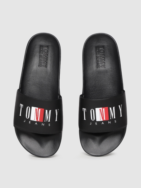 

Tommy Hilfiger Men Black Printed Sliders