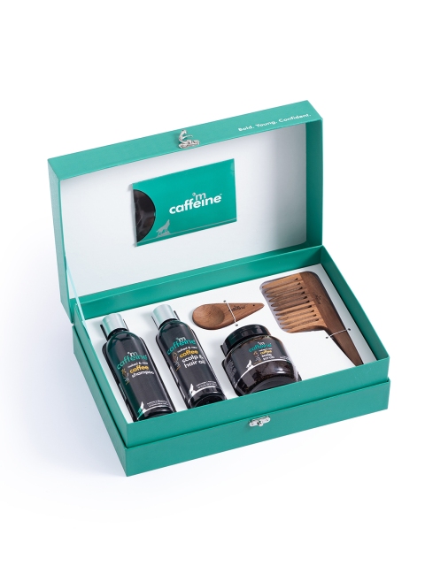 

MCaffeine Limited Edition Coffee Brew Hair Care Gift Kit - Suitable for All Hair Types, Brown