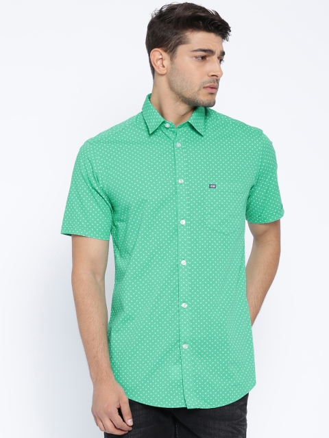 

Arrow Sport Green Printed Manhattan Fit Casual Shirt