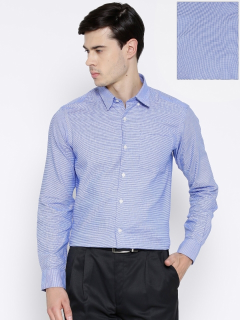 

Arrow Blue & White Pattterned Slim Formal Shirt