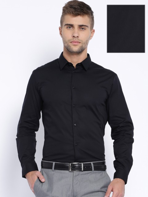 

Arrow New York Black Snug Fit Formal Shirt