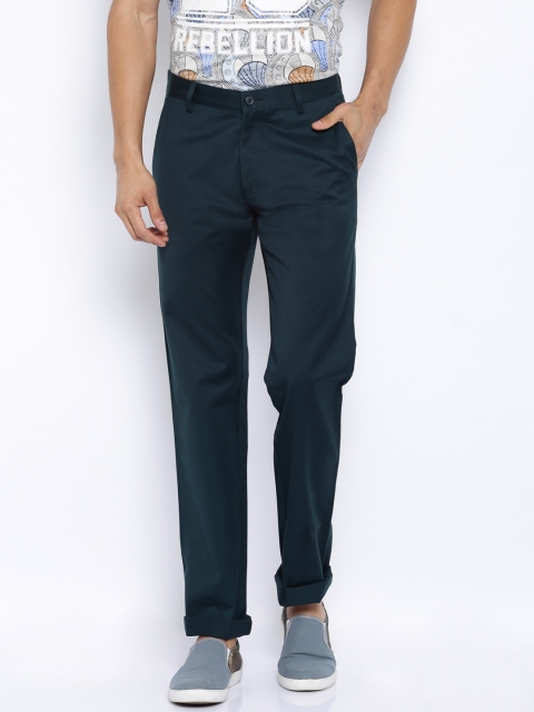 

Arrow Sport Navy Sport Regular Fit Casual Trousers, Navy blue