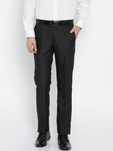 

Arrow Men Black Regular Fit Solid Formal Trousers