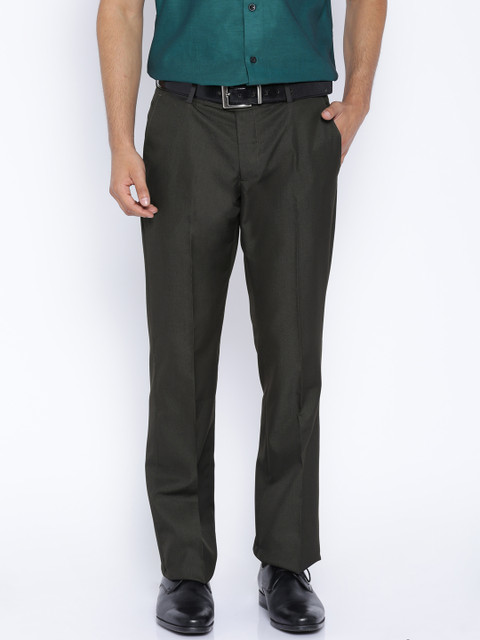

Arrow Charcoal Grey Slim Fit Formal Trousers