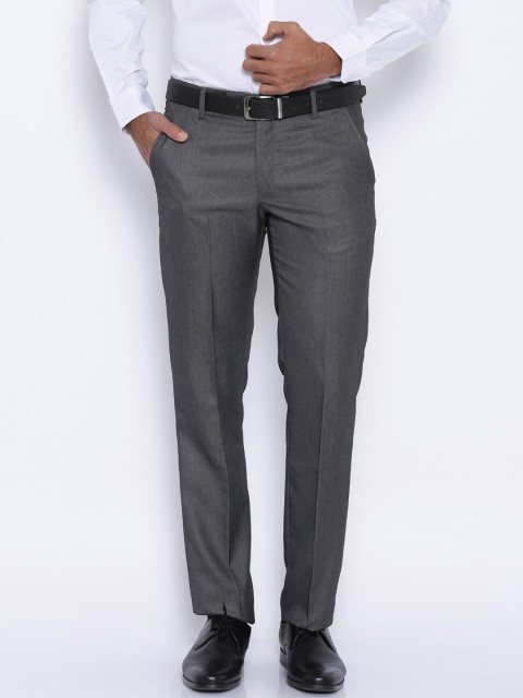 

Black Coffee Charcoal Grey Formal Trousers