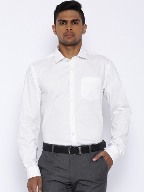 

Black Coffee White Slim Formal Shirt