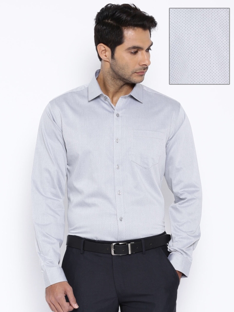 

Black Coffee Grey Slim Fit Formal Shirt