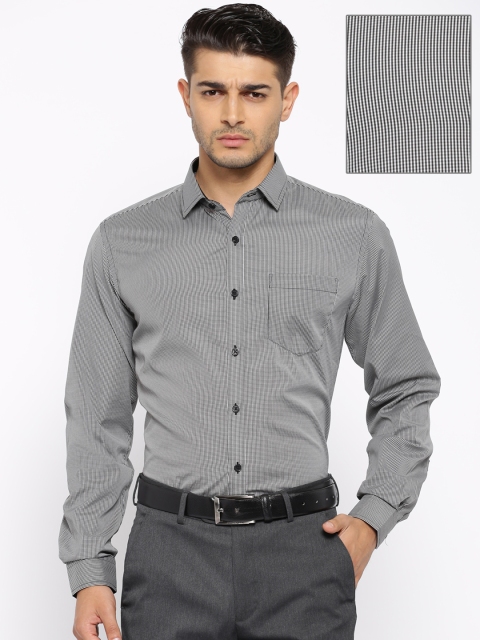 

Mark Taylor Black Checked Slim Fit Formal Shirt